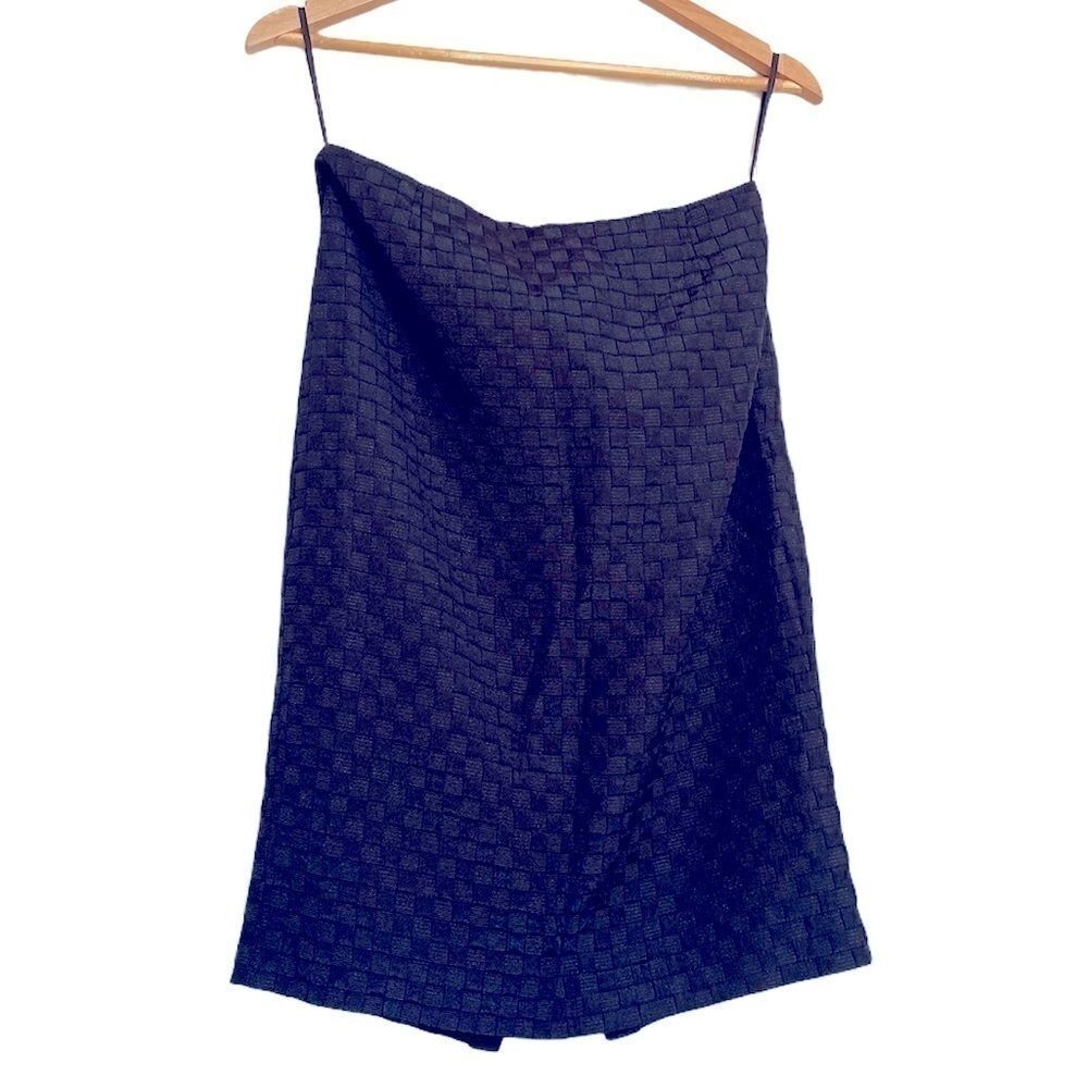 Isabella DeMarco Black Quilted Pencil Skirt 4